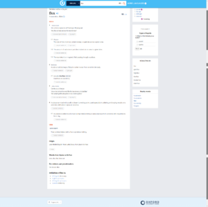 ‘flux’ in Oxford Dictionaries Premium